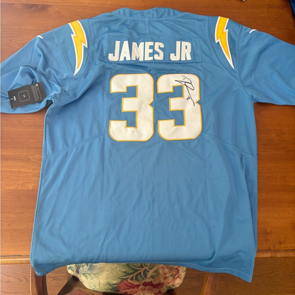 Signed Derwin James Jr Jersey, M, NWT